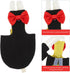 Reusable Washable Parrot Diaper Clothes Flight Bird Nappies Suit with Bow Decor Small Size Washable Bird Flight Diaper