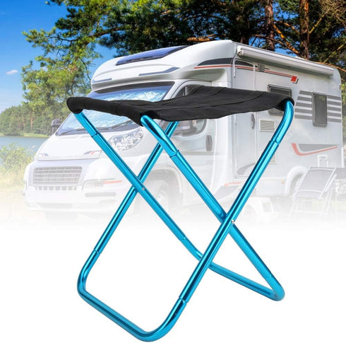 SALUTUY Folding Stool, Easy to Carry Portable Folding Chair Collapsible for Barbecue