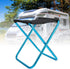 SALUTUY Folding Stool, Easy to Carry Portable Folding Chair Collapsible for Barbecue