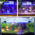 Aquarium Light for Fish Tank, Auto on/Off Submersible White and Blue Plant Light with Timer and Dimming Function (7.5