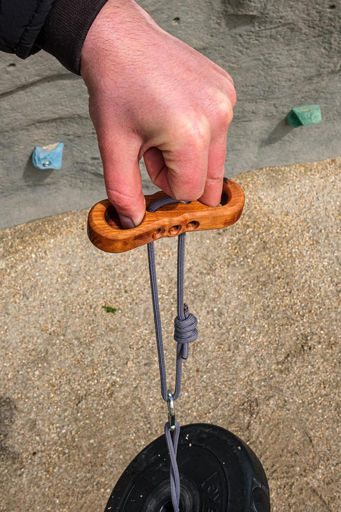 masilas Pinch Pocket-Sized Finger Board Rock Climbing Holds Portable Hangboard Finger Trainer for Hand Grip Strength