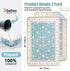 26"x40" 2 Pack Washable Pee Pads for Dogs, Rabbits & Hamsters - Reusable Puppy Pads Super Absorbent Waterproof Non-Slip