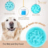 JASGOOD Slow Feeding Dog Bowl for Raised Pet Feeders, Blue Maze Food Water Bowl, Fit Opening 7.5"-8"