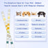 10-Parameter Urine Test Strips for Cat & Dog 10 in 1 UTI Test Kit Pets Rapid Diabetes Urinalysis Testing 100 Counts, 1 Pack