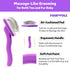Dog Slicker Brush, Best for Poodles, Doodles, Long Haired Dogs, Perfect for Dematting & Detangling, Large