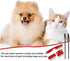 5 Pieces Dog Eye Combs - Tear Stain Remover Combs for Small Dogs, Gently Removing Eye Mucus & Crust (Red, Black)
