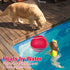 EXPAWLORER Dog Toy Ball (9.5’’ Giant Tennis Balls) for Dogs, Interactive Large Floating Toy