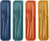 Zoyiancy Reusable Utensils Set with Case, 4 Sets Portable Plastic Cutlery Set,