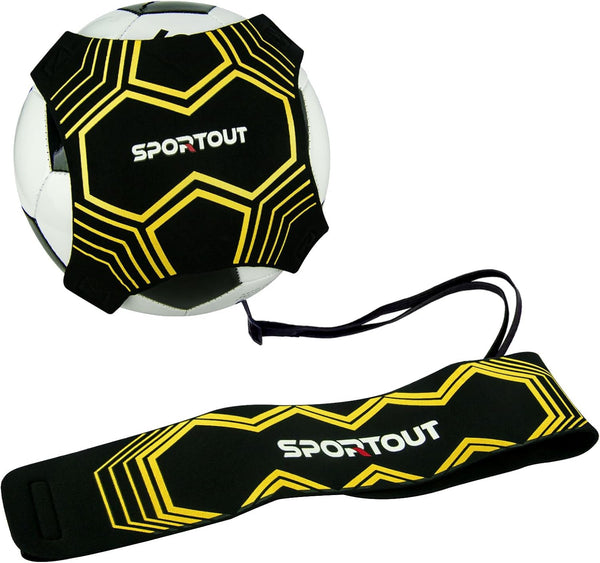 Sportout Soccer/Volleyball Training Aid, Solo Soccer Trainer with Adjustable Waist Belt for Kids Adults, Perfect Gift