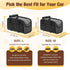 (Width9.5in) 10-18lbs, YUDODO Large Dog Car Seat for Center Console Fits Anti-Slip Puppy Cat Travel Portable Booster