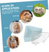 Chinchillas Triangle Ceramic Rabbit Litter Box Non-Slip Base for Guinea Pigs and Small Pets Easy-Clean Potty Training
