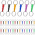 Yinkin 30 Pack Quick Release Detachable Pull Apart Keychain Rings, Bulk Multicolor