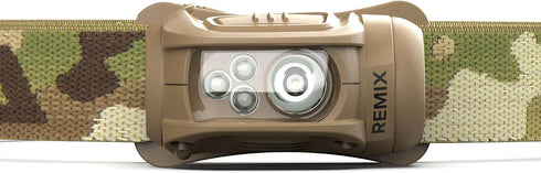Princeton Tec Remix LED Headlamp (450 Lumens, Multicam with Red LEDs)