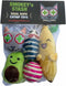 Smokey's Stash Cat Toys - Catnip Filled Banana, Avocado, Sisal Mouse, and Ball for Cats