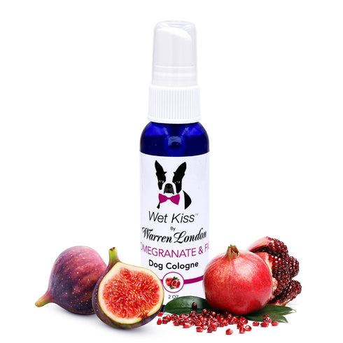 Warren London Wet Kiss Dog Cologne, 2 Ounce Bottle, Pomegranate & Fig, Long Lasting Spray