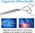 JASON 7.5" 56-Tooth Blending Grooming Scissors - Cats and Dogs Thinning Shears, Blue Jewelled Screw