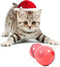 YOFUN Smart Interactive Cat Toy - Upgraded 360 Degree Self Rotating Ball, Pink USB Rechargeable Pet Toy with LED Light