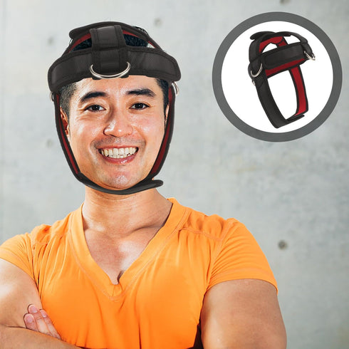 GANAZONO Neck Support Head Harness for Weight Lifting, Neck Trainer Fitness Equipment for Strength Training