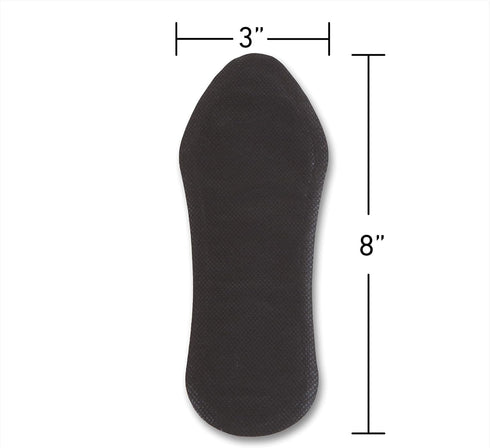 HotHands Insole Foot Warmers - 16 Pair, Black - Long Lasting Odorless Air Activated Warmers