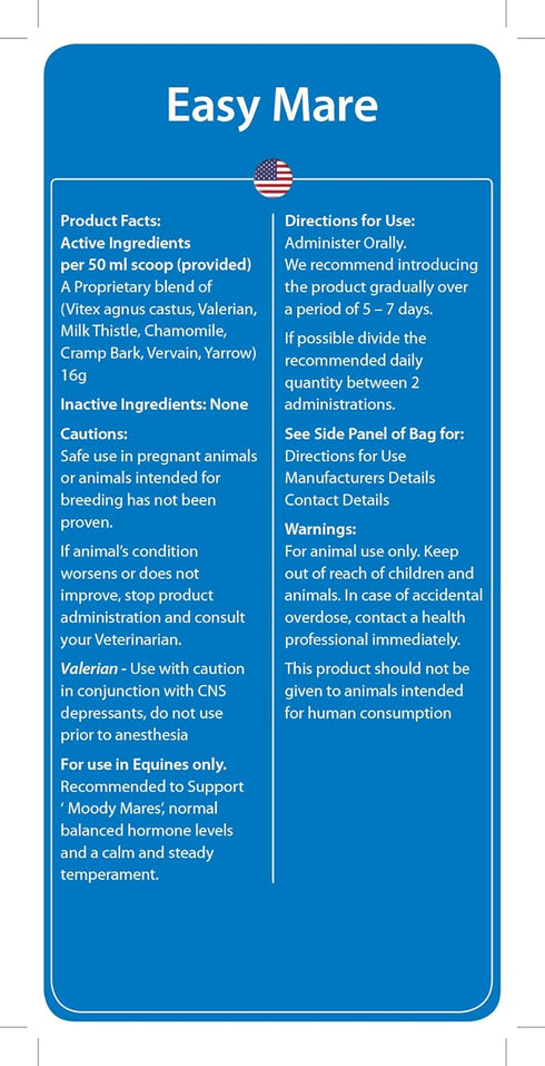 Hilton Herbs Easy Mare - Hormonal Balance & Calm Behavior Support