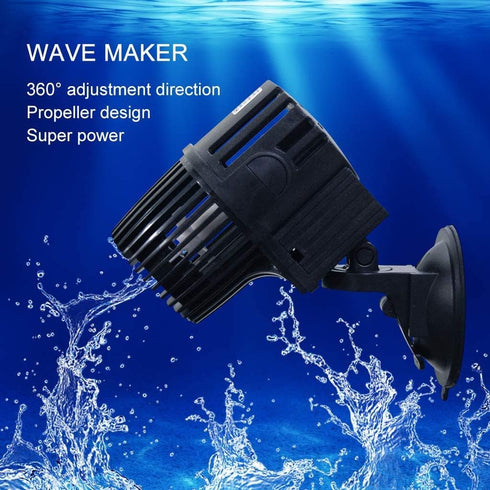 UPETTOOLS Aquarium Circulation Powerhead Wavemaker Pump, Aquarium Controllable Submersible Circulation Powerful Fish Tank Suction Cup Pump 3170GPH 6340GPH 12680GPH. (3170GPH) by UPETTOOLS