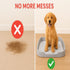 Generic 21.6" 17.7" Dog Training Pad Tray Reusable Indoor Puppy Potty Tray, Easy to Clean Pee Pad Holder, x