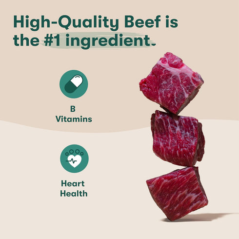 5oz, 6 Pack Jinx Tenders Beef Jerky Dog Treats, All Natural Ingredients, Soft and Chewy, Low-Calorie, Slow-Smoked Beef