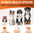 BRUTUS & BARNABY 6" Bully Sticks for Dogs, Low-to-No Odor, Grass-Fed Chews