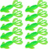 BAIMOQI 10PCS Realistic Shrimp Lures Flexible Construction Rhythm Meditative for Attraction