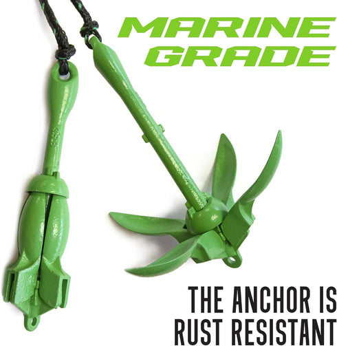 Gradient Fitness Kayak Anchor, Small Boat and Canoe Anchors, Jet Ski Accessory