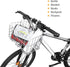 HOMEE Folding Rear Bike Basket - Wire Mesh Fold-Up Detachable Front Bag for Mountain Bike Accessories Cargo Rack