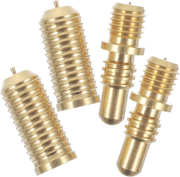 Kisangel 2 Sets Pool Cue Joint Pin Screws - Billiard Joint Pin Connector for Cue Tip Inserting Hardware Supplies
