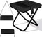 BKLRBRV Ultra-Thin Portable Folding Stool - 1.97" Slim Fold, 0.99LB Lightweight, 200LB Capacity