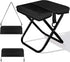 BKLRBRV Ultra-Thin Portable Folding Stool - 1.97" Slim Fold, 0.99LB Lightweight, 200LB Capacity