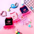 2 Pieces Dog Dresses for Small Dogs, Cute Girl Dog Dress for XS Puppies, Summer Clothes Apparel for Dogs and Cats