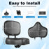 Bicycle Saddle, Wide Comfort Electric Tricycle Bike Bicycle Saddle Seat Pad with Back Rest,Adjustable Height,High