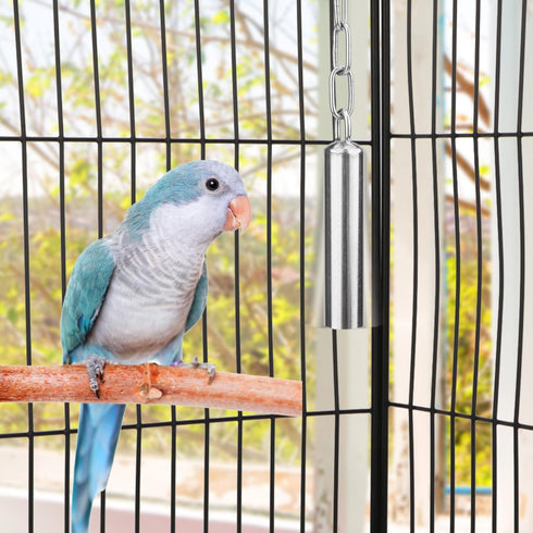 Hypeety Stainless Steel Bells Toy for Bird - Parrot, Macaw, African Greys, Amazon, Eclectus, Cockatoo (S)