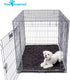 Paw Inspired Washable Padded Crate Mats for Dogs | 41” x 28” Pad, Fits 42-inch Kennels, Leakproof Waterproof Bottom,