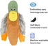 Squeaky Dog Toys 3 Pack, No Stuffing Plush Toys for Large Dogs, Indestructible Crinkle Paper Duck Dog Toy, Puppy Chew