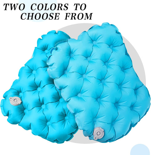Tifuld Inflatable seat Cushion-Travel Cushion Lnflatable Portable Air Sitting Pad for Stadium Camping OfficeCan also be