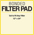 Marineland Bonded Filter Pad, Cut to Fit Any Aquarium Filter, 312 sq. in., Whites & Tans