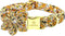 Lionheart Glory Halloween Dog Collars with Flower, Skull Collar, Adjustable Pet Collar for Small Dogs, Duty
