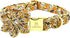Lionheart glory Halloween Dog Collars with Flower, Adjustable Skull Collar for Small Dogs, Fall Pet Collar