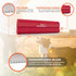 EasyGroomer Deshedding Brush for Dogs Cats - Red Undercoat Tool for Large and Small Pets, Perfect Clean for Grooming