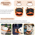 HEELE Dog Muzzle, Soft Nylon Anti Biting Muzzle, Adjustable Loop for Small Medium Large Dogs (Orange, M)