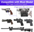 Upgrade Gun Magnet Mount with Safety Trigger Guard for Most Guns, Magnetic Holder for Car, Walls, Safe