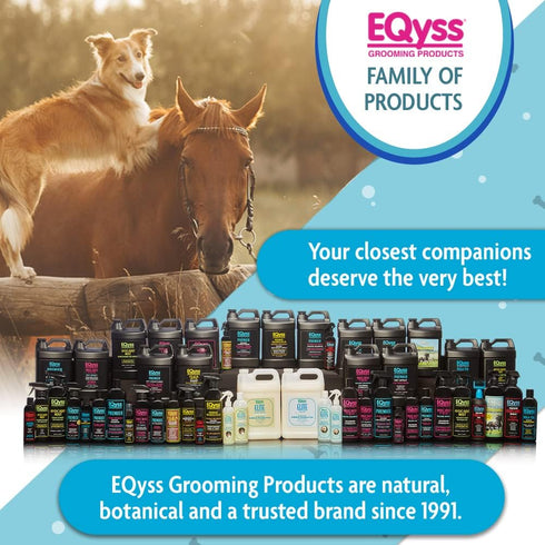 EQyss Premier Pet Shampoo, 16 oz, Cleanses & Moisturizes Coat, Adds Volume, Residue-Free Finish for All Pets
