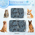 Generic 28" X22" Cooling Mats for Cats Ice Silk Pet Crate Mat Lotus Pattern Cooling Bed for Dogs Large Washable Dog Pad