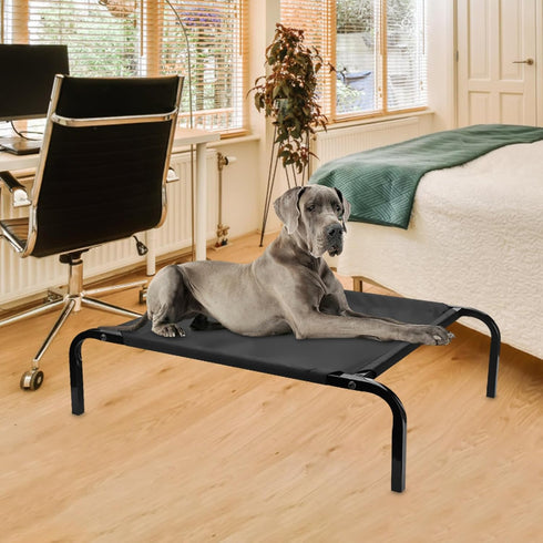 Pet Bed Mesh Dog Beds for Indoor Dogs, Washable Elevated Hammock for Cats and Dogs