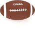 CHIWAVA 2 Pack 6" Squeaky Latex Dog Toy Balls, Football Rugbys Fetch Interactive Toy